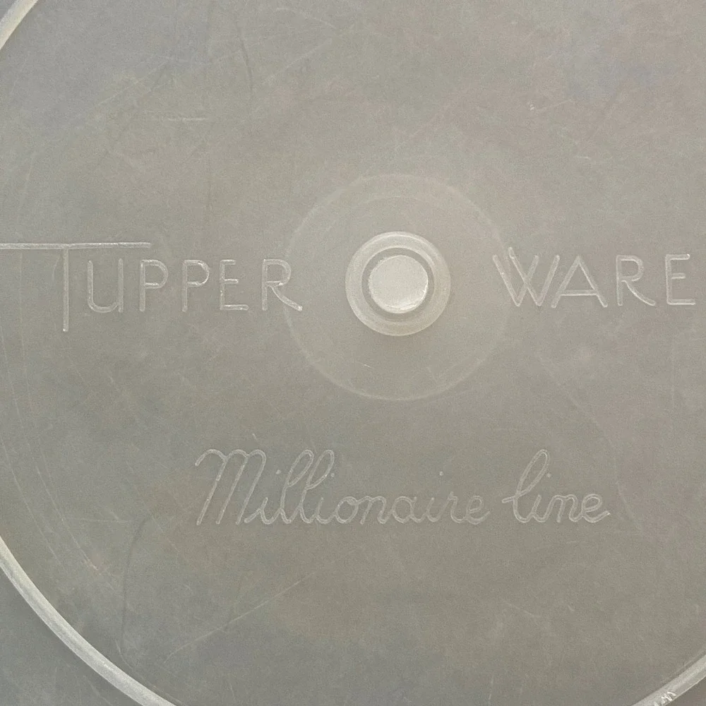 Vintage Tupperware Millionaire Line 1954 Round Bowl 242-1 Seal 12‎ Inch White